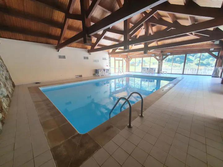 Pleine Nature Pied Pistes Piscine Chauffee Ustou Exteriör bild