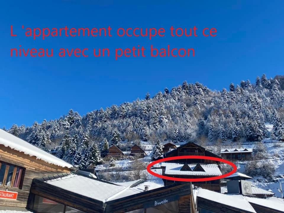 Pleine Nature Pied Pistes Piscine Chauffee Ustou Exteriör bild