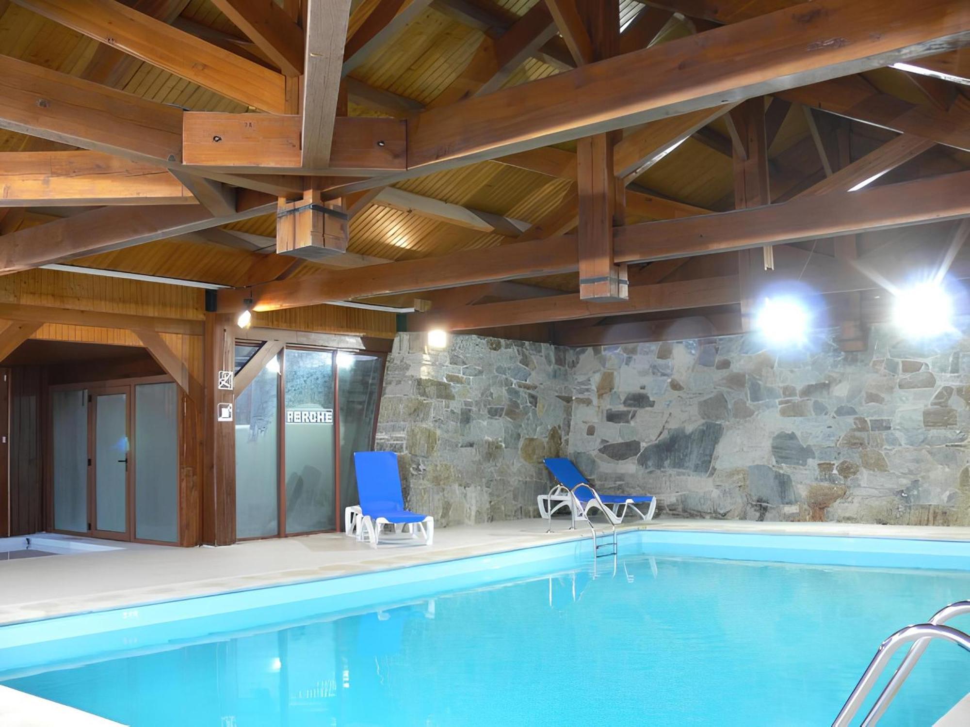 Pleine Nature Pied Pistes Piscine Chauffee Ustou Exteriör bild